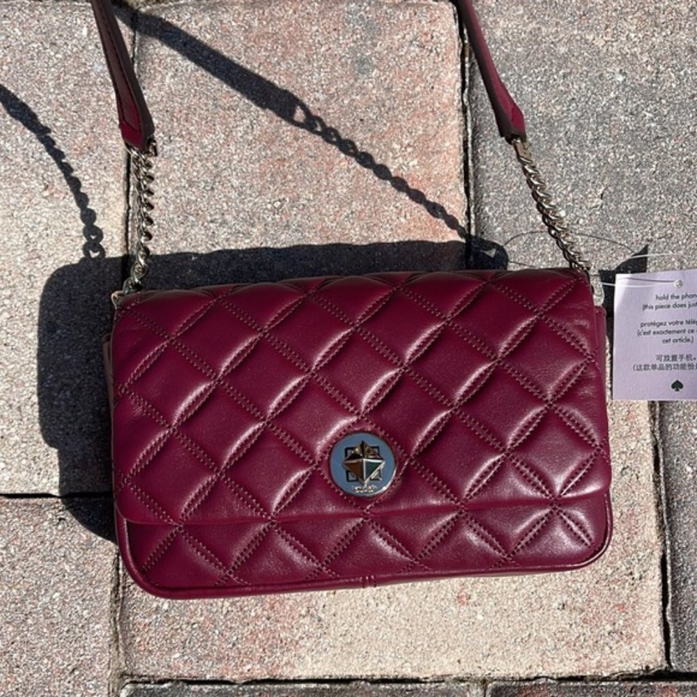 Kate Spade Natalia Crossbody Blackberry Preserve - Picture 7 of 16